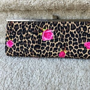 Animal Print Glenda Gies Clutch. Great condition